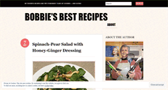 Desktop Screenshot of bobbiesbestrecipes.com