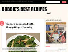 Tablet Screenshot of bobbiesbestrecipes.com